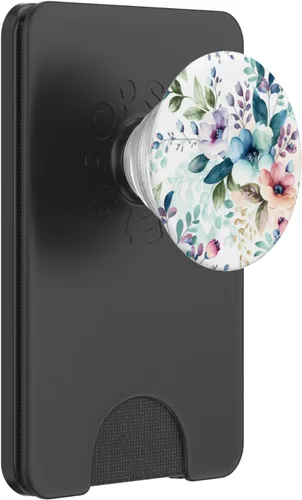 Vista 6 de PopSockets MagSafe PopGrip con diseño floral de acuarela botánica para iPhone
