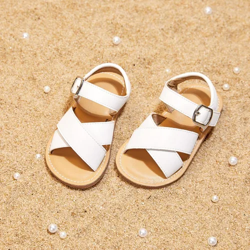 Vista 2 de GINFIVE Sandalias para niñas pequeñas, zapatos para niñas y niñas pequeñas
