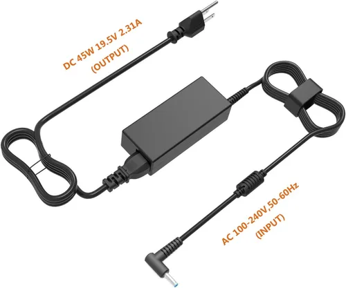 Vista 3 de Cargador adaptador de CA de 45 W/fuente de alimentación para HP 17 17Z 17T 17-AK 17-AR 17-BS 17-BY 17-CA 17-CN:17-ak013dx 17-by1053dx 17-by0021dx
