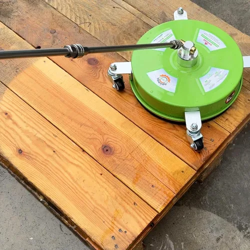 Vista 6 de PWACCS Limpiador de superficies para lavadora a presión de 14" con ruedas