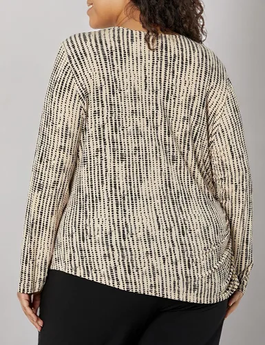 Vista 3 de Calvin Klein Womens Printed Long Sleeve Knit