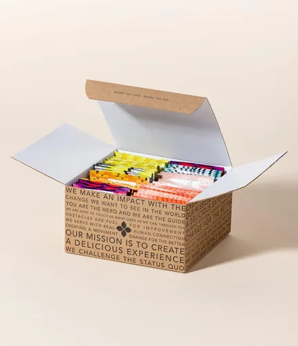 Vista 8 de Art of Tea Apricot Escape - Sin cafeína 50 bolsitas de té piramidales ecológicas