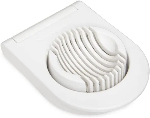 Vista 7 de KitchenAid Cortador de huevos clásico con alambres de acero inoxidable, 9 pulgadas, blanco