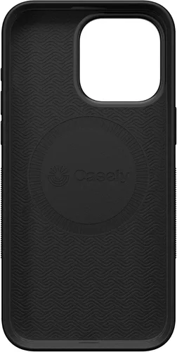 Vista 6 de Funda Casely para iPhone 15 Pro Max Todas las sonrisas Adhesivo de cara sonriente Compatible con MagSafe Diseño protector audaz