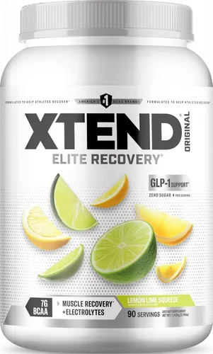 Vista 9 de Xtend Polvo Original BCAA, 7g de BCAAs y 2.5g de L-Glutamina para la Recuperación Muscular, Hidratación y Músculo Delgado, Bebida Sin Azúcar