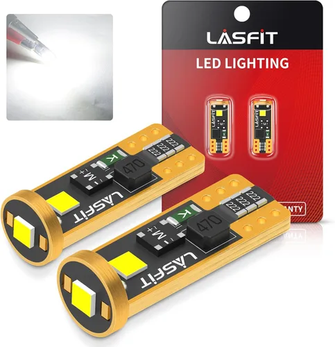 Vista 18 de LASFIT 194 Bombilla LED 6000K Blanca, T10 168 2825 W5W Bombillas LED de Repuesto, Para Luz de Domo/Mapa, Luz de Puerta, Luz de Cortesía, Luz