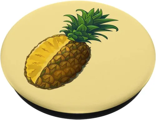 Vista 2 de Pineapple Nutrition Fresh Fruit Pineapples PopSockets Swappable PopGrip