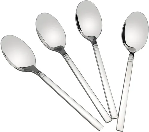 Vista 6 de Cucharas de postre de acero inoxidable de 12 piezas