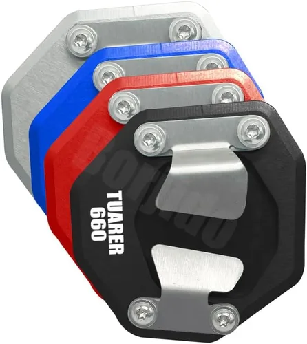 Vista 5 de Para Aprilia TUAREG 660 TUAREG660 tuareg 660 2022 2021 motocicleta CNC accesorios de soporte lateral ampliar extensión almohadilla de pie TUAREG 660