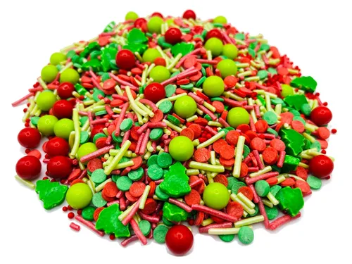 Vista 8 de Mezclas de chispas de Navidad elegantes - Chispas festivas para decorar galletas, decorar pasteles, hornear o chocolate caliente - Chispas