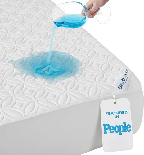 Vista 22 de BEDLORE Protector de colchón impermeable, protector de colchón