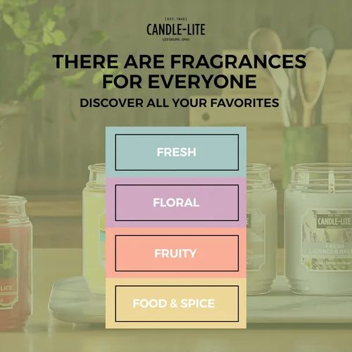 Vista 3 de Candle-Lite Everyday Vela de aromaterapia Island Bellini perfumada, 18 onzas