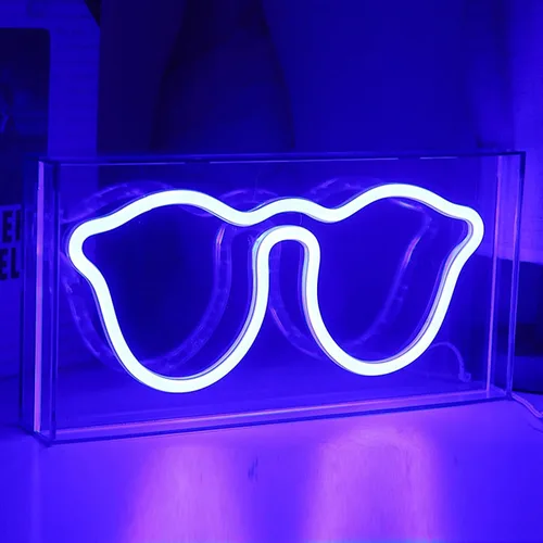 Vista 6 de Letrero de neón LED para fiesta, escritorio, dormitorio, hogar, cumpleaños, decoración artística con USB