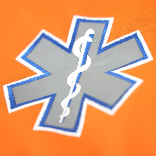 Vista 9 de Lightning X Bolsa modular grande para EMT de primeros auxilios de trauma para médicos de emergencia intermediarios Naranja fluorescente