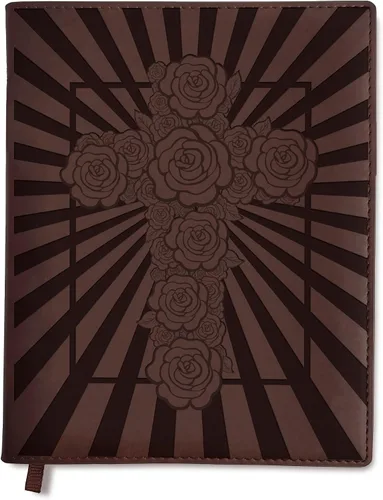 Vista 16 de Diario de cuero de Sunny Lark con alas de ángel Diario de cuero rellenable para mujeres y hombres Diario de oración espiritual con alas de ángel