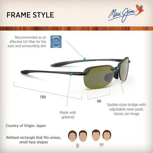 Vista 6 de Maui Jim - Playa de arena unisex, ajuste universal