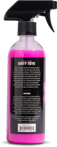 Vista 2 de Slick Products Detallador instantáneo de cerámica híbrida: limpia, brilla y protege las superficies del automóvil, fórmula hidrofóbica, espray