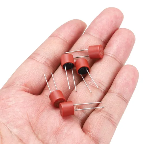 Vista 3 de 10 unids lento fusible micro 3.15A 250V DIP montado en miniatura fusible redondo para piezas electrónicas PCB LCD reparación, T3.15A 250V, rojo