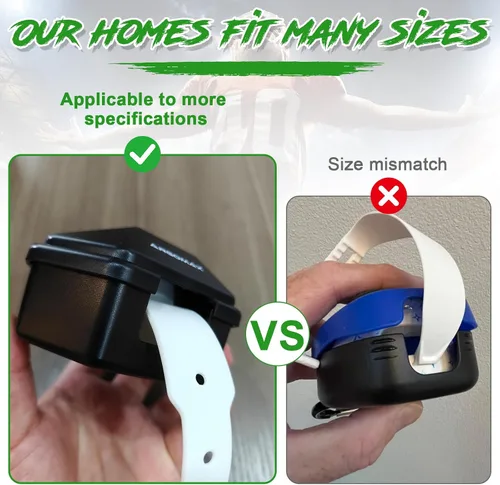 Vista 3 de ARGOMAX Funda protectora bucal con clip para fútbol y lacrosse, negro+verde Negro y verde