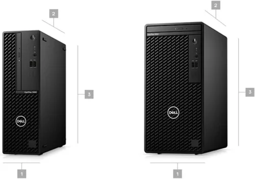 Vista 2 de Dell Optiplex 3090 SFF - Escritorio de factor de forma pequeño Core i5-10400 - Disco duro SSD de 512 GB - 16 GB de RAM 6 núcleos @ 4.3 GHz Win