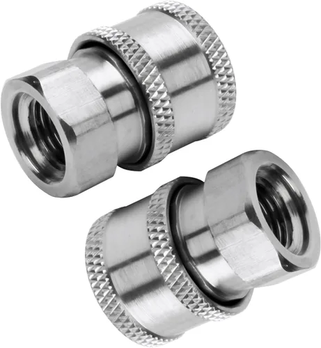 Vista 5 de Beduan Adaptador de Conector Rápido de Lavadora a Presión de Acero Inoxidable de 1/4" NPT Hembra con Enchufe QC, 5000 PSI
