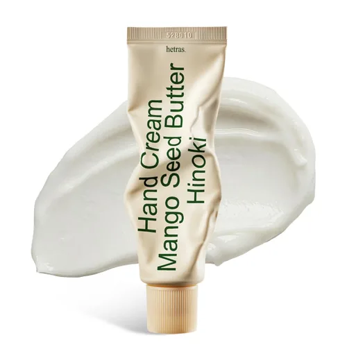 Vista 11 de hetras. Crema de manos con perfume Tienda de flores - Aroma a hierba fresca y flores Hidratante de manos coreano sutilmente perfumado