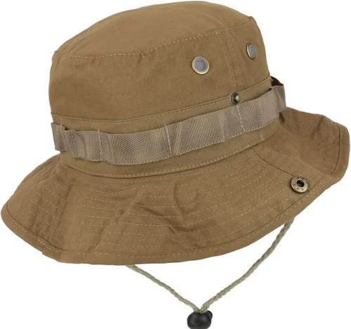 Vista 3 de Armycrew - Gorra con cierre de gancho y lazo con bandera militar americana con correa para la barbilla