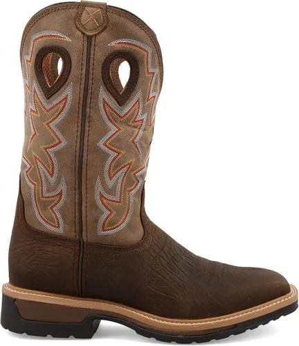 Vista 160 de Twisted X Botas Tech X para hombre de 12 pulgadas, botas occidentales casuales para hombre