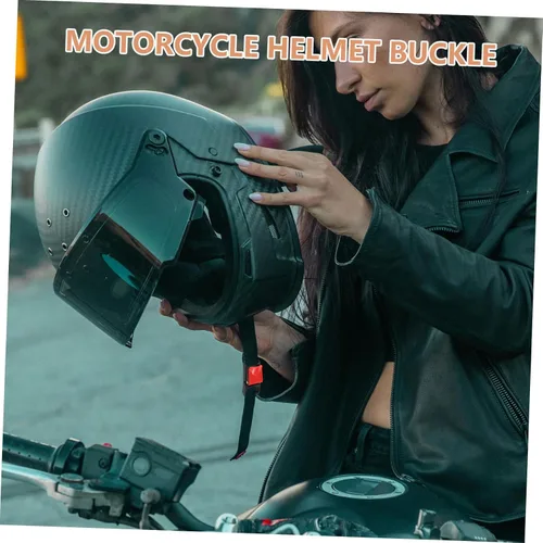 Vista 5 de Kit de accesorios para casco de motocicleta, clip de hebilla de liberación rápida para casco de 6 uds