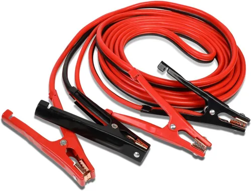 Vista 10 de Auto Dynasty Cable de arranque resistente de 12 pies 8 calibre Power Jumper 250 AMP Inicio de batería de emergencia para coche/motocicleta