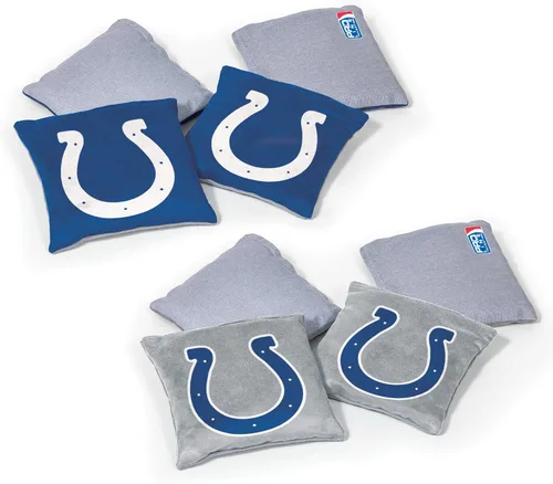 Vista 32 de Wild Sports - Bolsas de frijoles de doble cara de fútbol americano profesional de la NFL, 8 unidades, bolsas de lanzamiento de primera calidad
