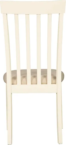 Vista 6 de Signature Design by Ashley Slannery - Silla de comedor, color blanco