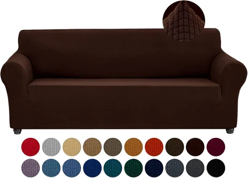 Vista 58 de Joccun Funda Elástica para Silla Sofá, Funda de Sofá de 1 Pieza Tela Jacquard de Spandex con Parte Inferior Elástica, Protector de Muebles Lavable