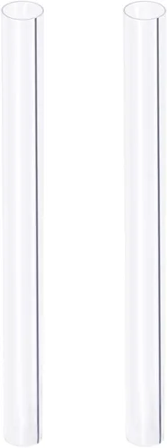 Vista 7 de Tubo de PVC transparente Tubo rígido de plástico Tubería redonda, [para iluminación, acuario, pecera] - 0.354 in de diámetro interior x 0.394 in
