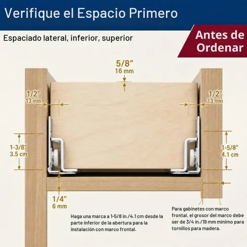 Vista 4 de [Usado] Prime-Line MP7211 - Kit de correderas para cajones – Reemplaza el hardware de riel de cajón – Diseño de cierre automático – Se adapta a
