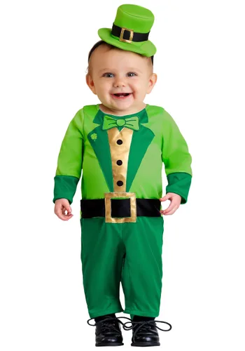 Vista 2 de Disfraz Infantil de Duende Irlandés Multicolor