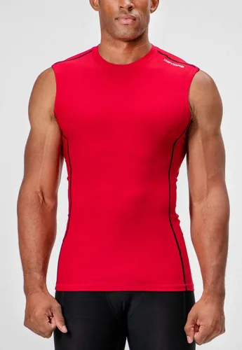 Vista 3 de DEVOPS Paquete de 3 camisas de compresión atléticas sin mangas para hombre