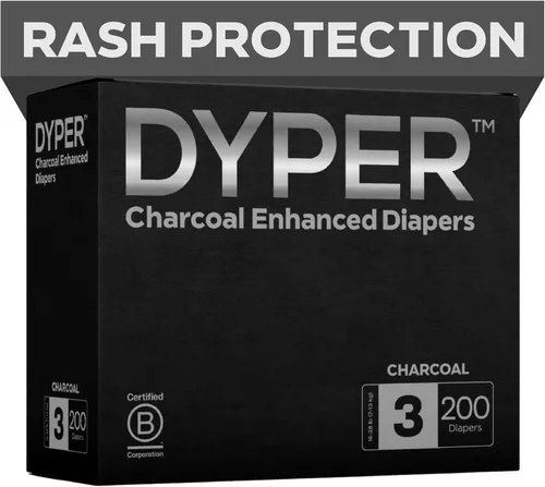 Vista 7 de DYPER - Pañales desechables de carbón mejorado para el día y la noche - Hechos con ingredientes a base de plantas* e ingredientes honestos