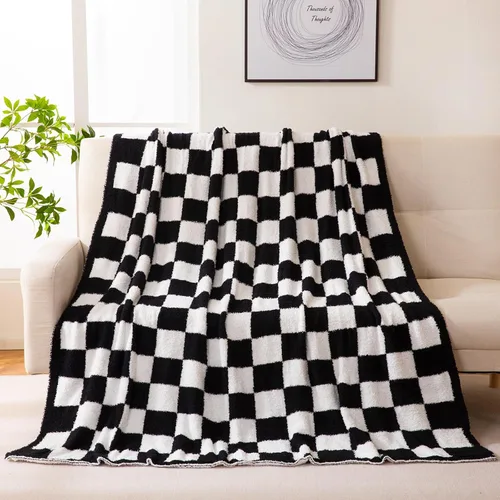 Vista 15 de YIRUIO Mantas y cobijas ultra suaves extra mullidas y cálidas, de felpa esponjosa y acogedora, de peso medio, ideales para regalos en cumpleaños