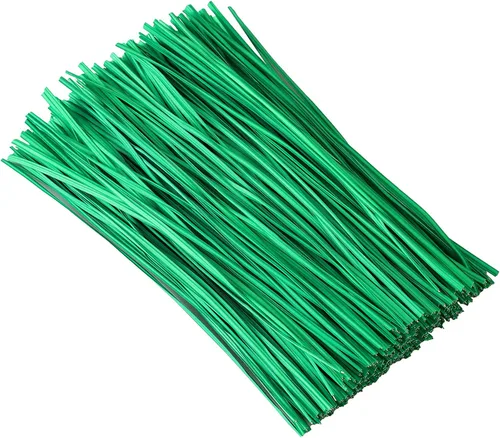 Vista 11 de Tangyinrd 300 lazos de plástico rojo de 5 pulgadas, bridas para cables, para bolsos, herramientas de jardinería