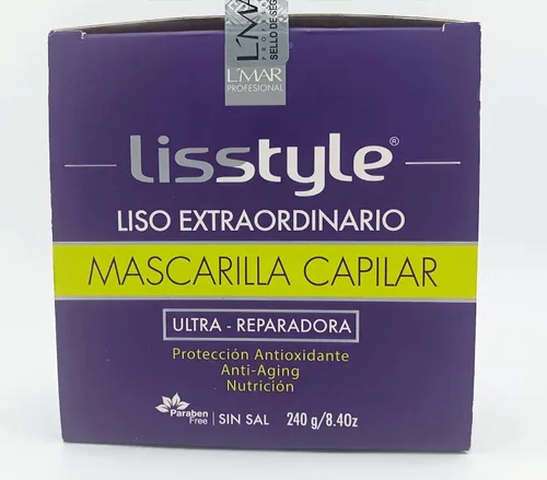 Vista 2 de LisStyle L'mar Progresive Mascarilla Alisadora Posttratamiento con Carbocysteine Mascara Post Alisado Permanente 8.4oz-8.1 fl oz
