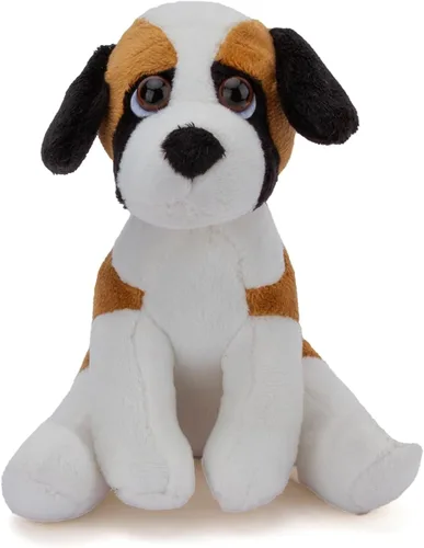 Vista 6 de Plushland Juguetes de peluche realistas de perro cachorro de 10 pulgadas, figuras de felpa navideñas para niños, bebés para jugar