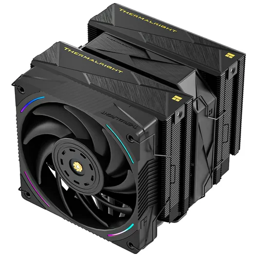 Vista 7 de Thermalright Royal Pretor 130 - Enfriador de CPU, 6 tubos de calor, disipador de calor de CPU, ventilador TL-H12-X28 y TL-HD13-X28, compatible
