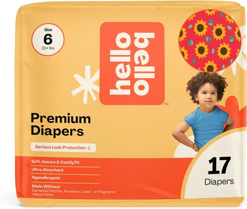 Vista 16 de Hello Bello Premium Pañales para bebé talla 1, 32 unidades de pañales desechables, extra absorbentes, hipoalergénicos con ajuste cómodo y seguro