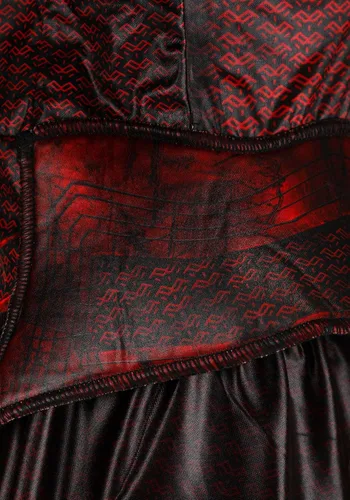 Vista 6 de Marvel - Disfraz oficial de la bruja escarlata para adultos, parte superior impresa de primera calidad con tren, pantalones y tocado de tela