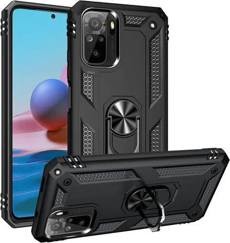 Vista 2 de Jielangxin Keji Funda para Xiaomi Redmi Note 10 4G, con soporte giratorio para Xiaomi Redmi Note 10S M2101K7BG/Redmi Note 10 4G M2101K7AG M2101K7AI