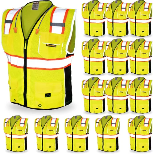 Vista 14 de KwikSafety CLASSIC & SUPREME Safety Vest Class 2 ANSI OSHA Hi Vis Vest