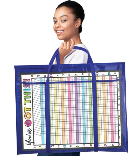 Vista 2 de Carson Dellosa Deluxe - Paquete de almacenamiento para tablón de anuncios con borde (41 x 24.5 pulgadas)