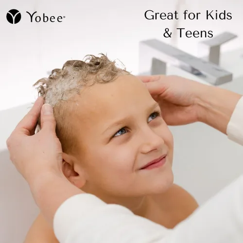 Vista 7 de Yobee Champú reequilibrante – Cuidado del cuero cabelludo seco, escamoso y con picazón sin sulfato Champú probiótico con miel orgánica, cúrcuma