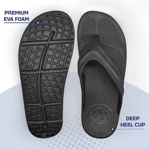 Vista 2 de Pure Stride Sandalias terapéuticas, sandalias ortopédicas para fascitis plantar, metatarsiano y espolones de talón, alivio del dolor de pies
